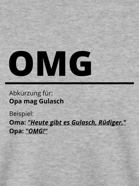 OMG - Opa Mag Gulasch