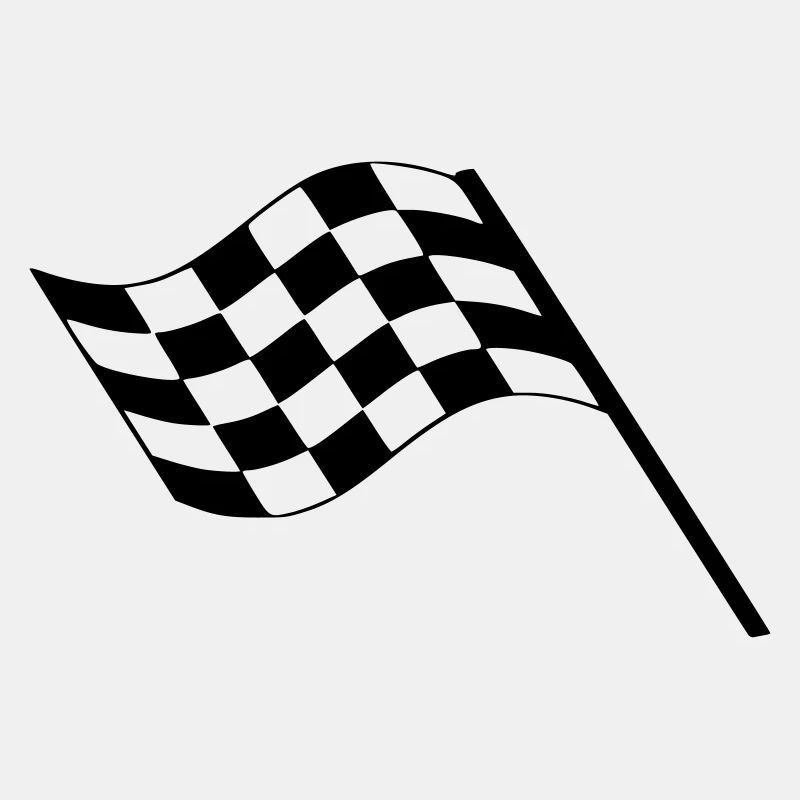 Drapeau Course Cible Voiture