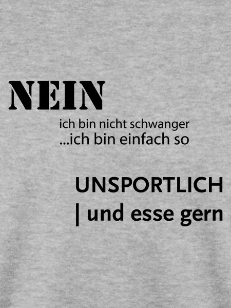 Nicht Schwanger - nur kräftig