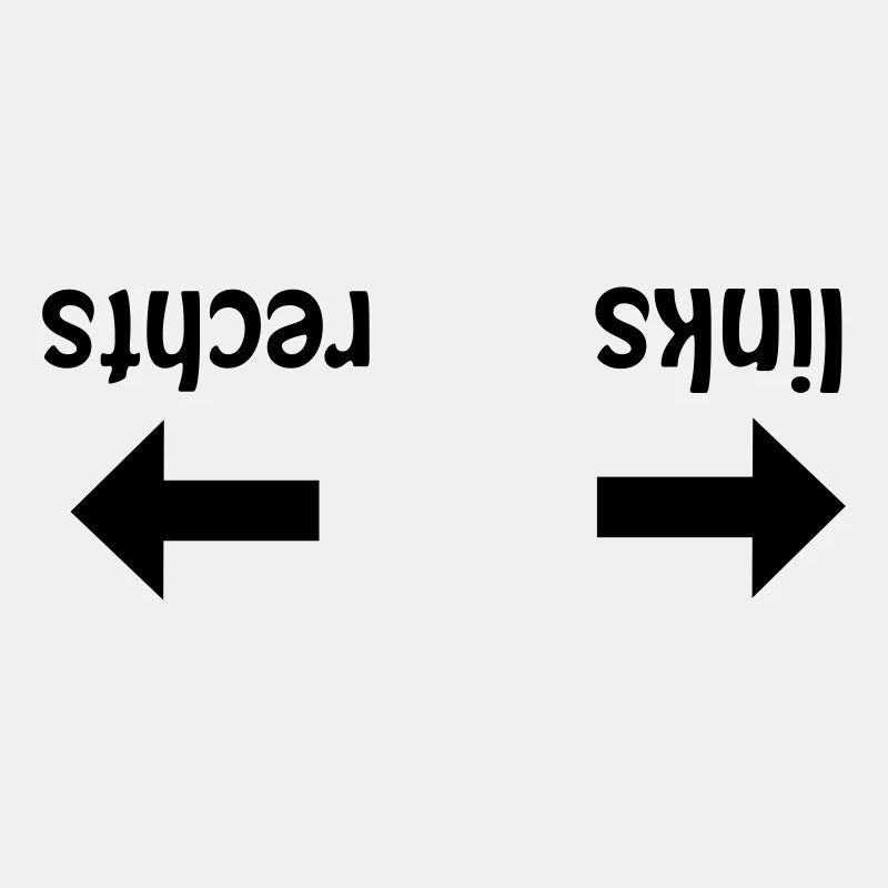 Links Rechts Spickzettel