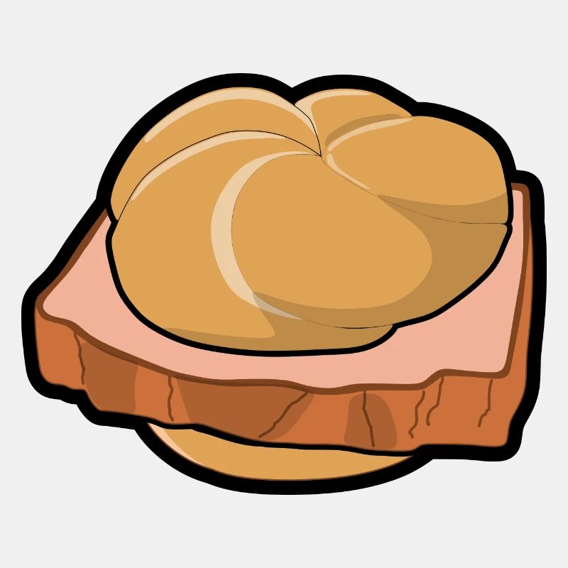 Leberkassemmerl, Leberkäse, Leberkas