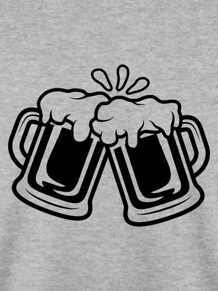 Anstoßen Bier Krüge