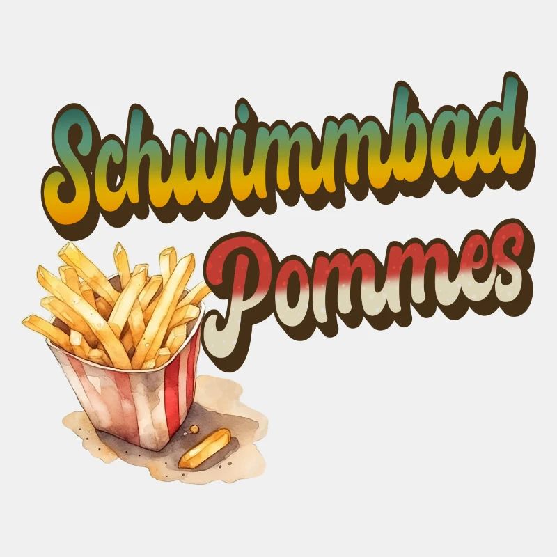 Schwimmbad Pommes
