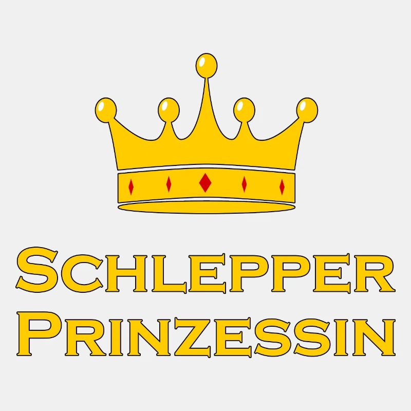 Schlepper Prinzessin – Krönendes Design