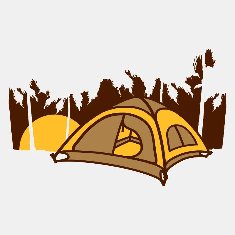 Palmen Camping Zelt Urlaub
