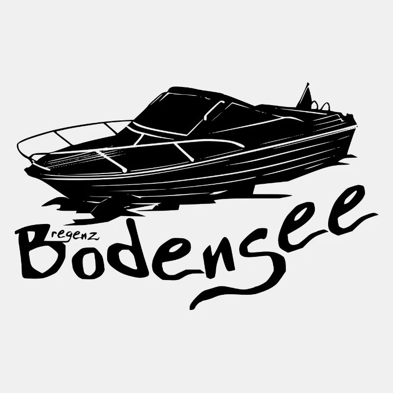 Motorboot schwarz