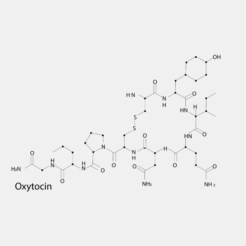 Oxytocin structural formula