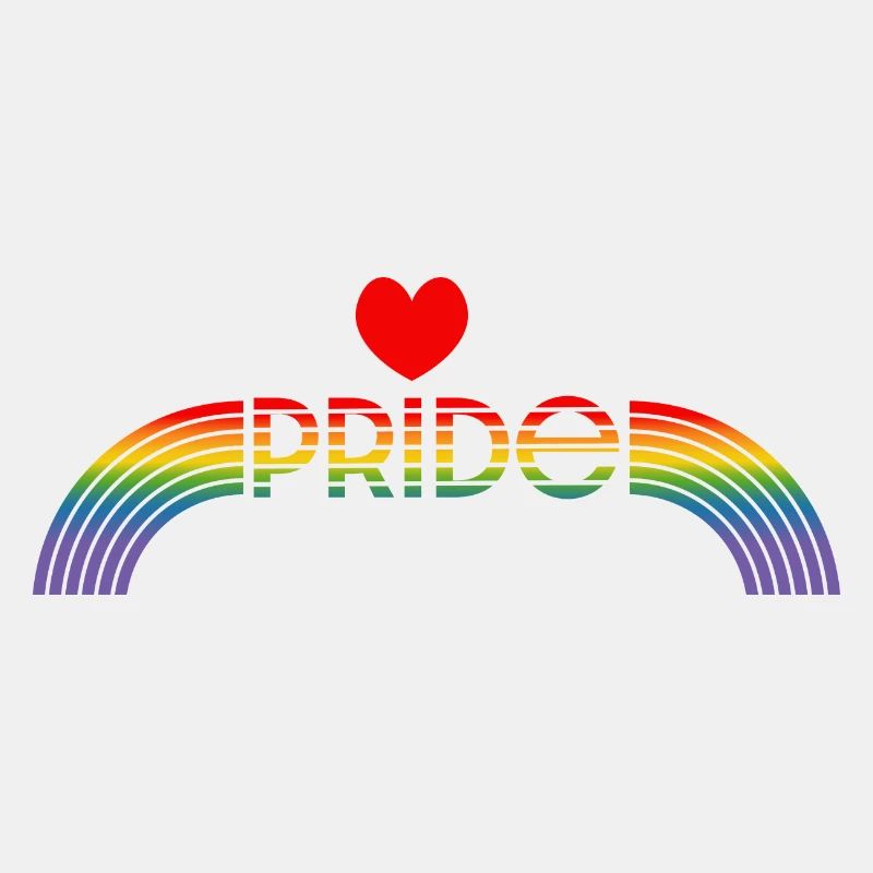 Regenbogen pride rainbow herz