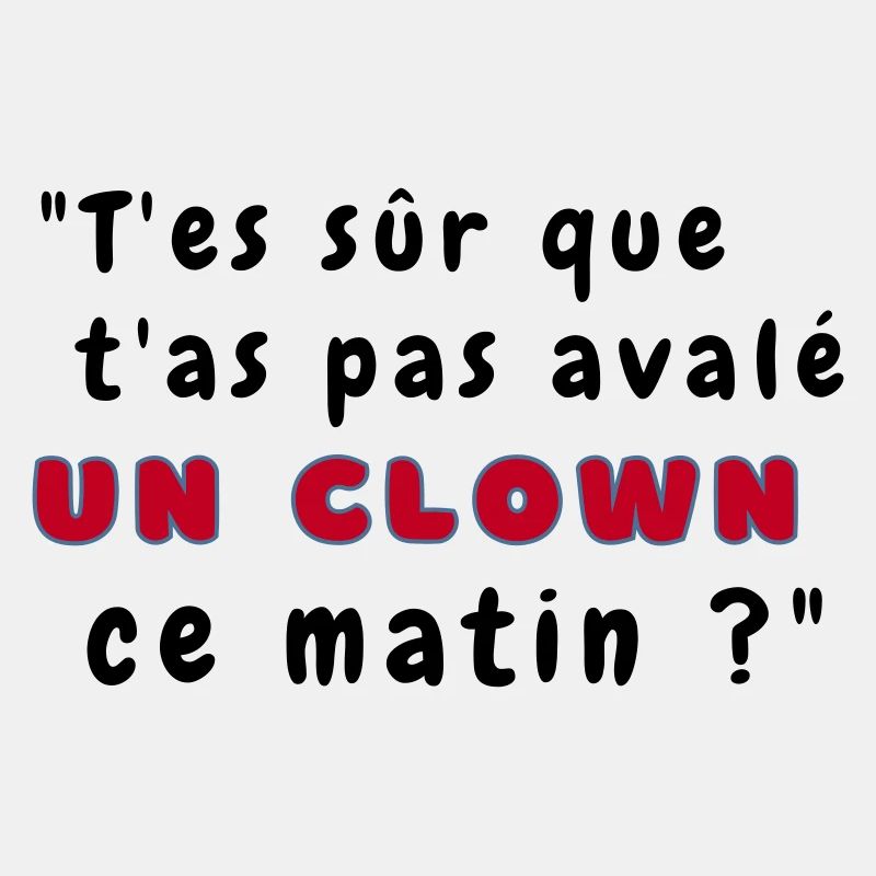 T-shirt Le chat clown