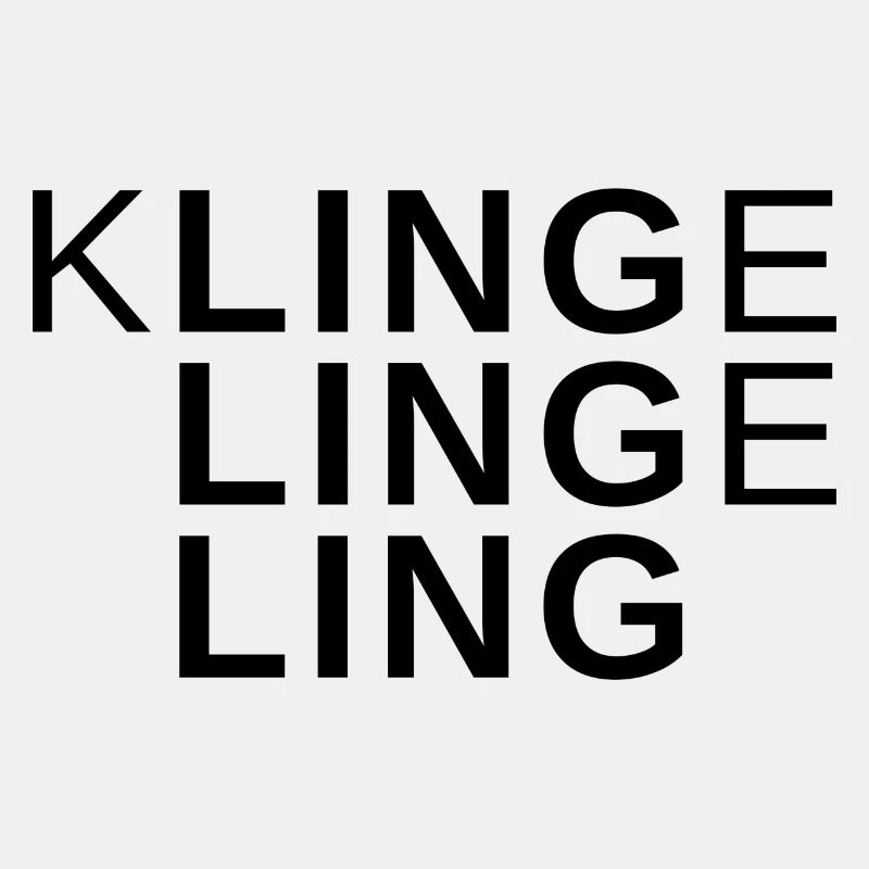 Slogan design - klingelingeling