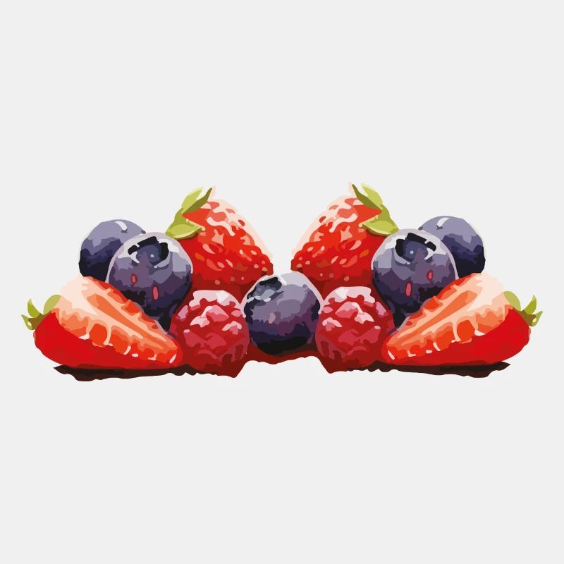 Erdbeere Blaubeere Obst