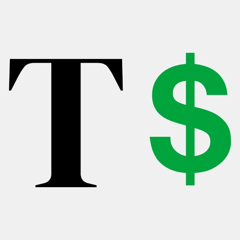 Buchstabe t Dollar