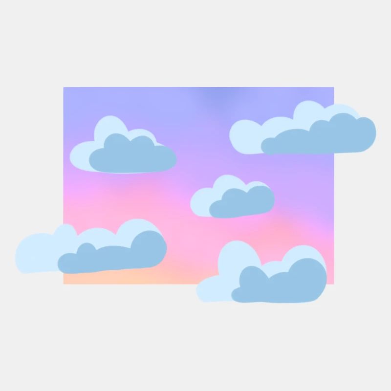 Pastel cloudy sky