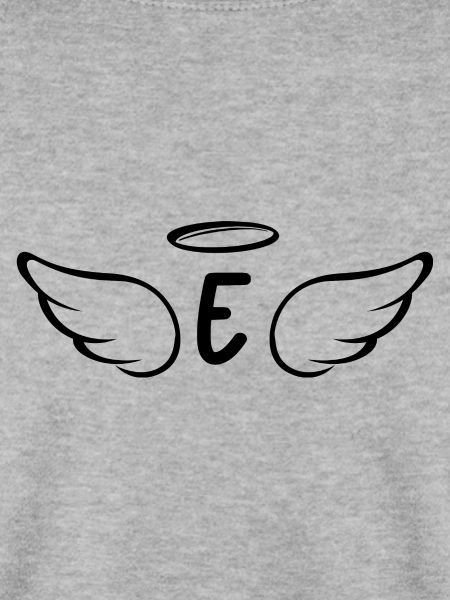 Buchstabe e Engelsflügel