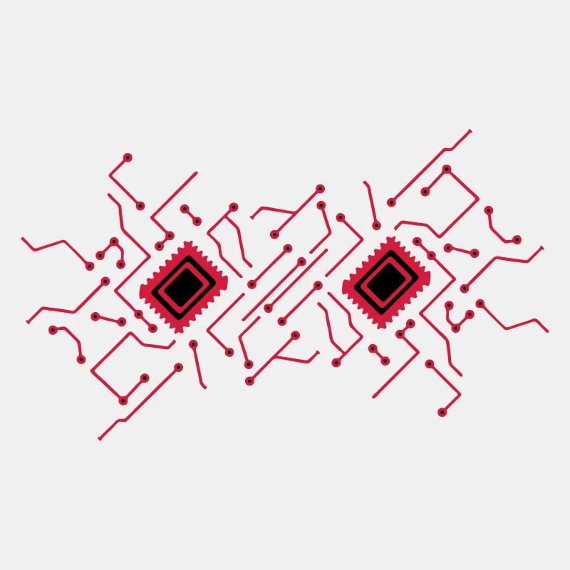 circuitry technology lines microchip disk pattern