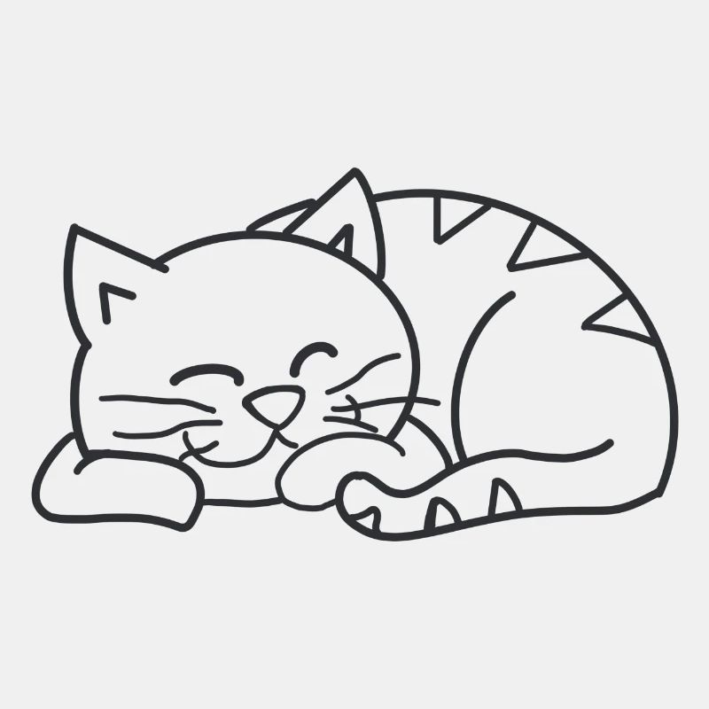 Schlafende Katze