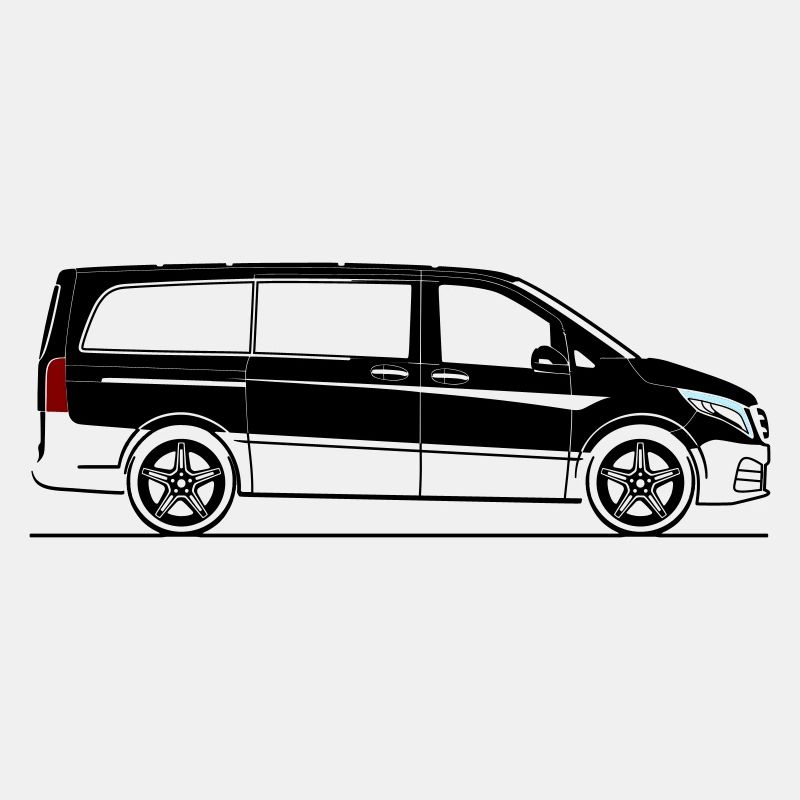 Vito W447 silhouette