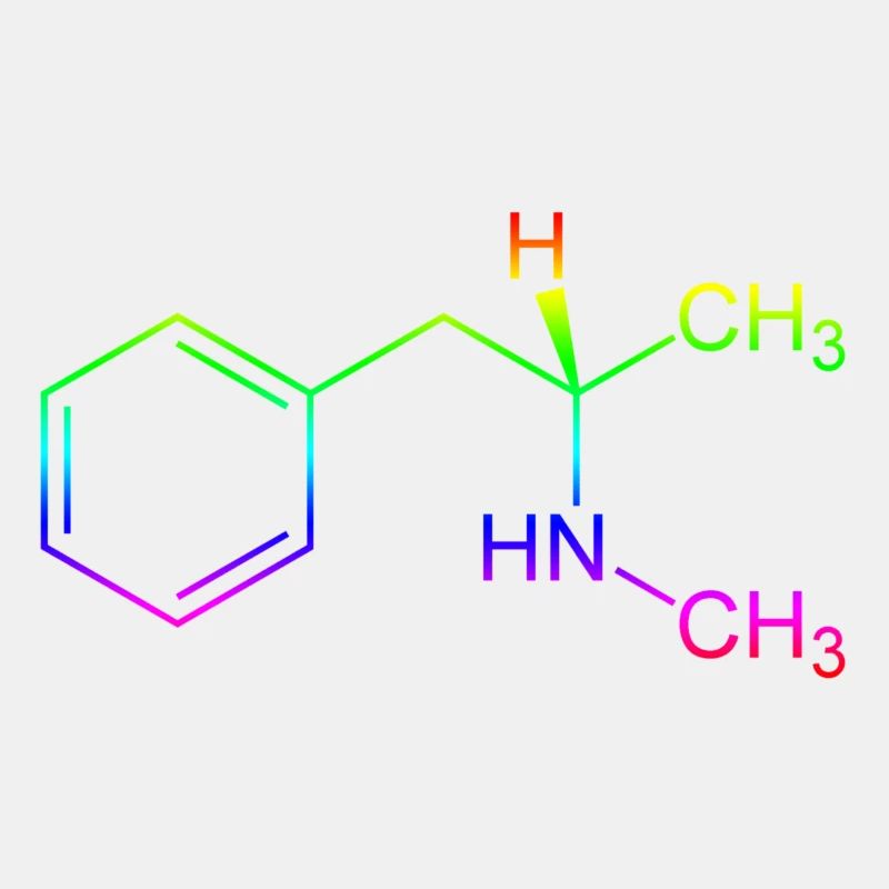 Methamphetamine Crystal Meth formule structurelle