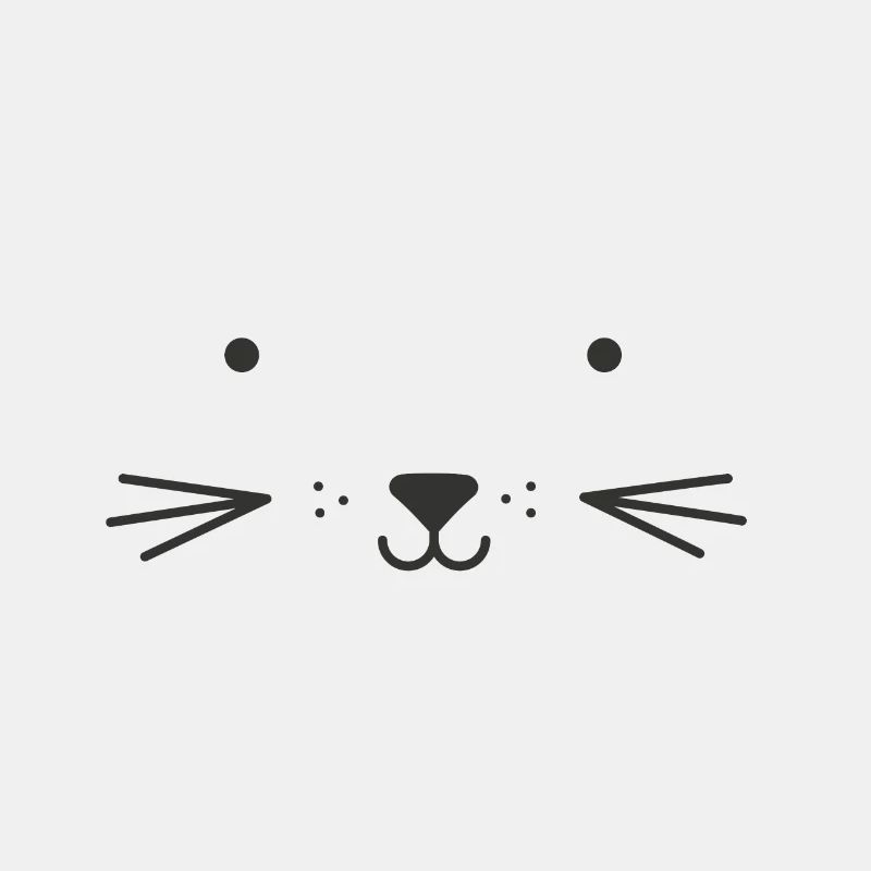 Visage de chat doux