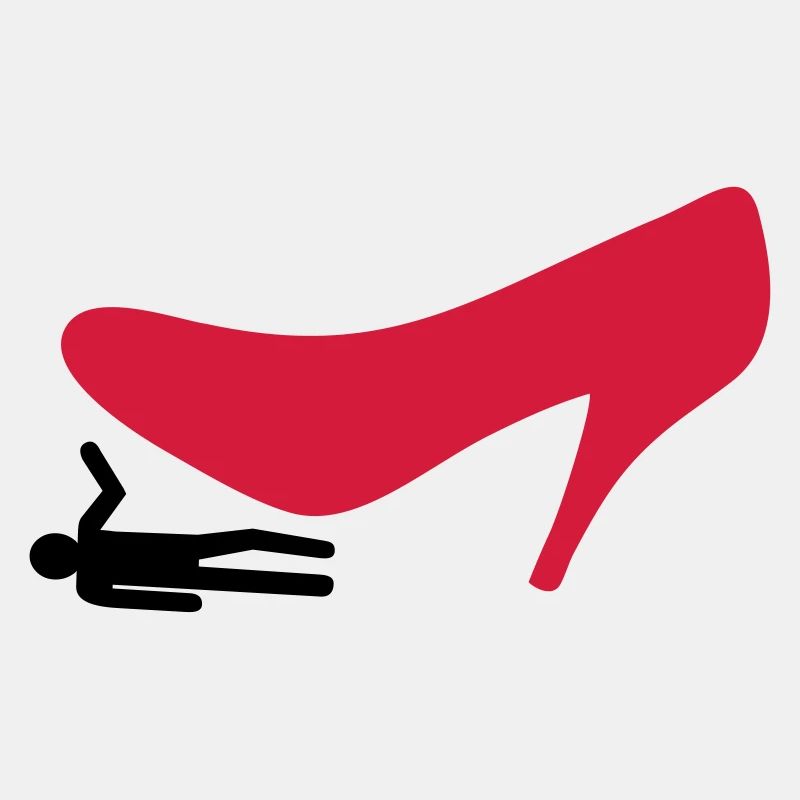 Shoe stepping on man