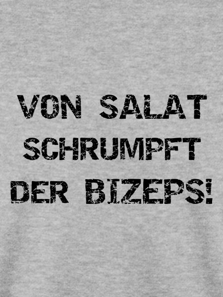 Von Salat schrumpft...