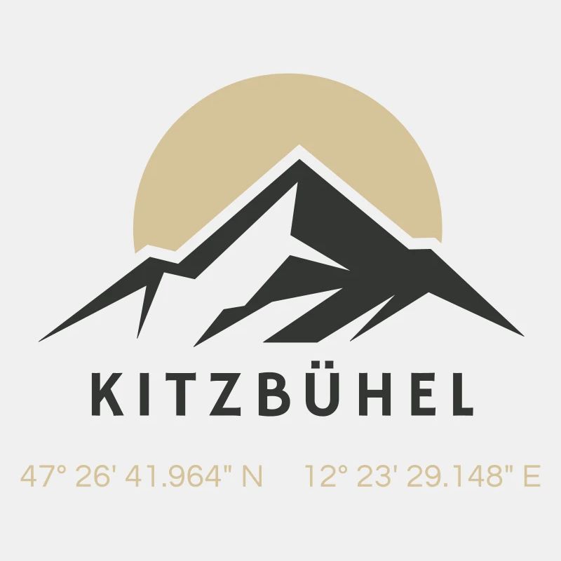 Minimalistisches Kitzbühel-Logo