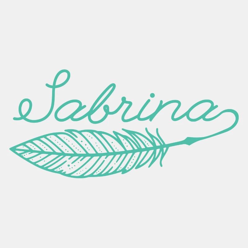 Sabrina Name Federschrift