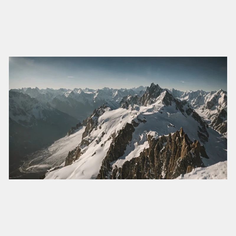 Berg - Schneebedeckte Gipfel