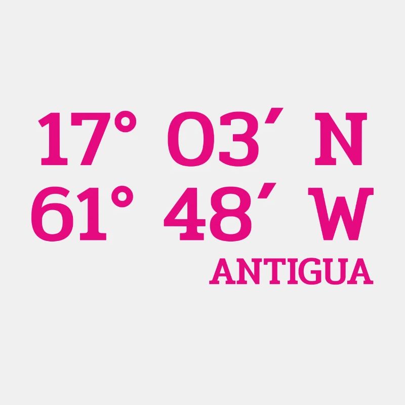 Antigua Coordinates - Coordinates - Caribbean