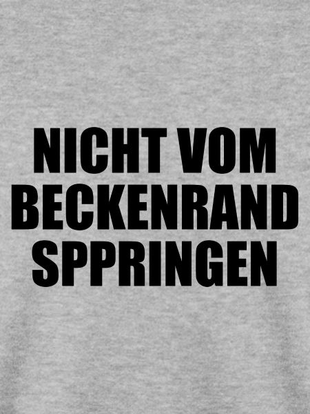 Nicht Vom Beckenrand Springen