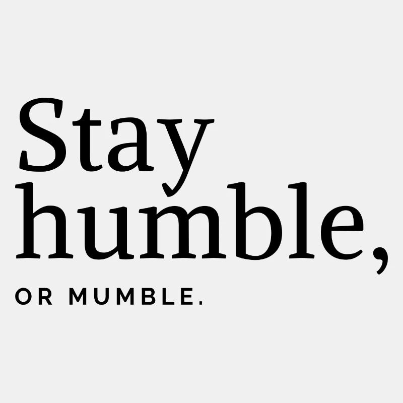 Bleiben Sie bescheiden.... oder marmon