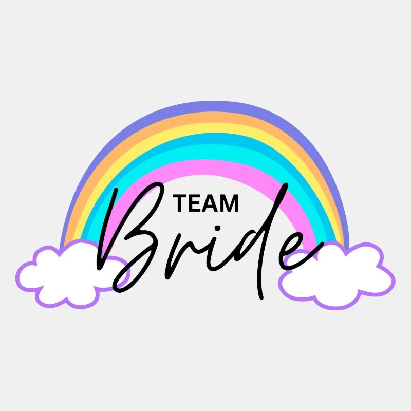 Team Bride Regenbogen