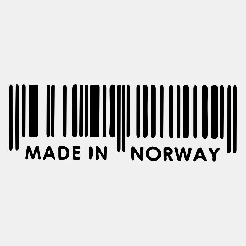 Code-barres fabriqué en Norvège