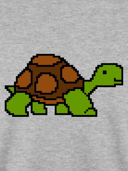 Landschildkröte Schildkröte Pixelart Retro