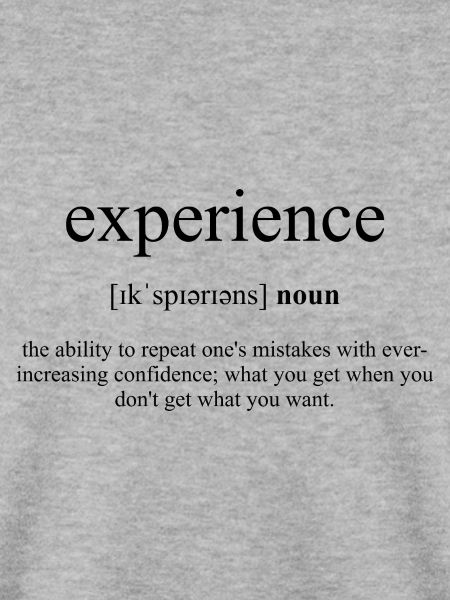 Experience | Erfahrung Definition Dictionary