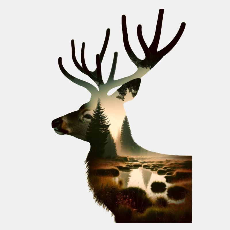 Nature in Deer Pattern