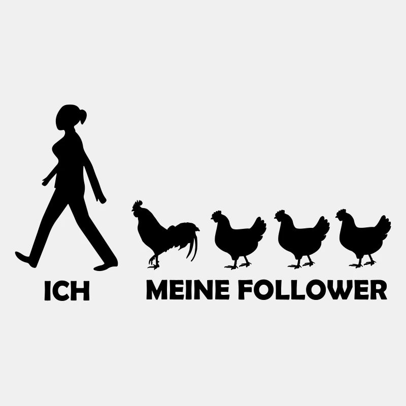 Huhn - Hahn - Hühner - Follower