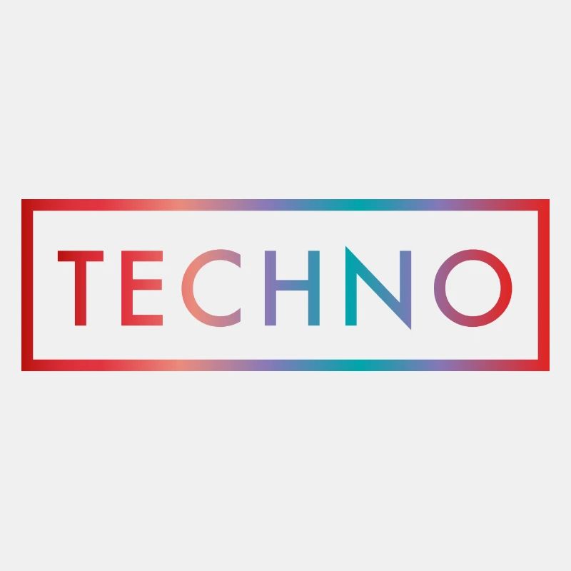 Techno Color Minimal Geschenk
