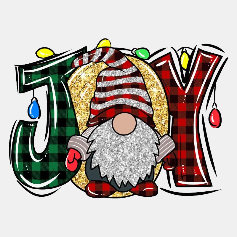 Weihnachts Gnome mit Joy Spruch Weihnachtszwerg