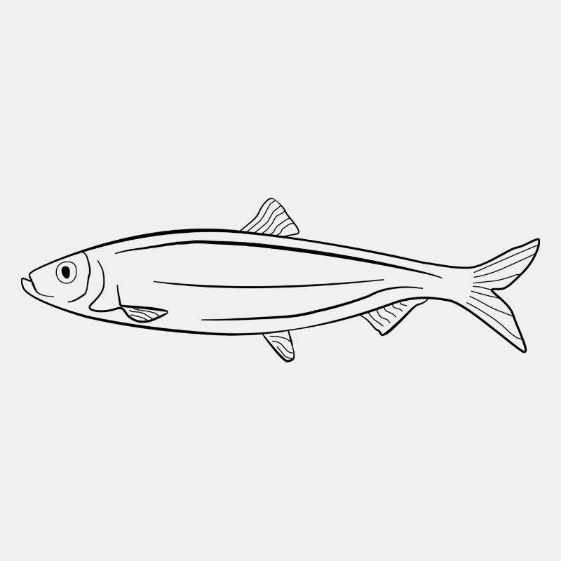 Fisch - Design gezeichnet Shirt