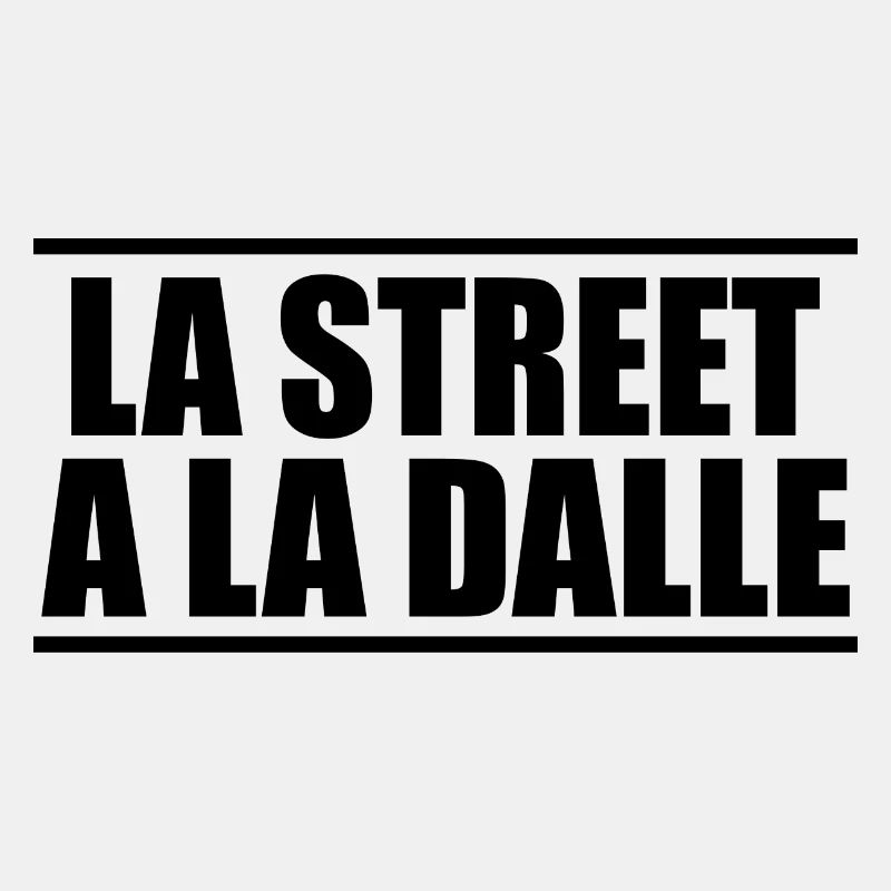 Die Straße hat die Platte