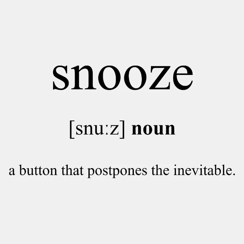 Snooze Definition Dictionary