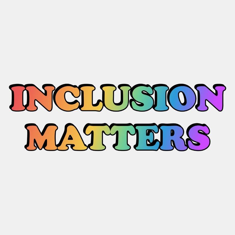 Inklusion ist wichtig Regenbogen