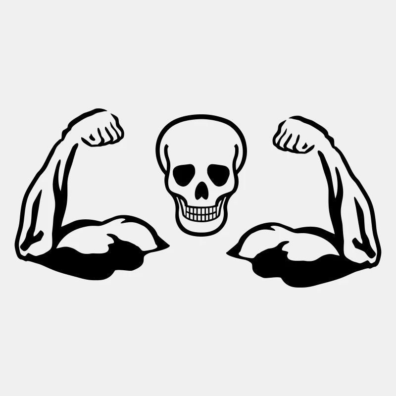 Skull and Muscles, Biceps