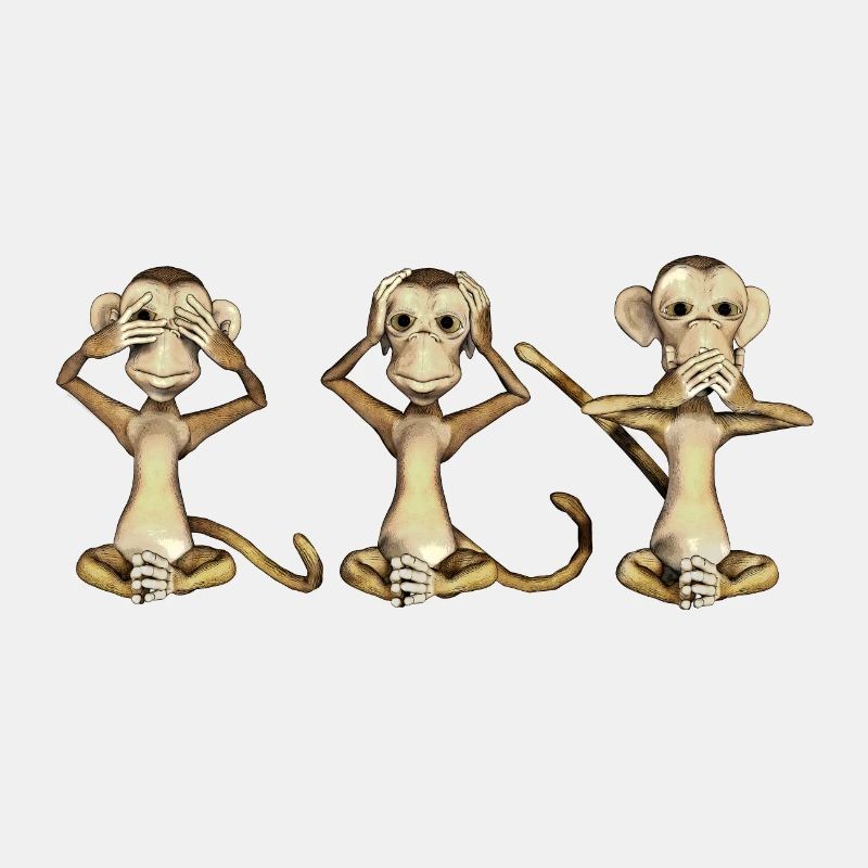 Les trois singes