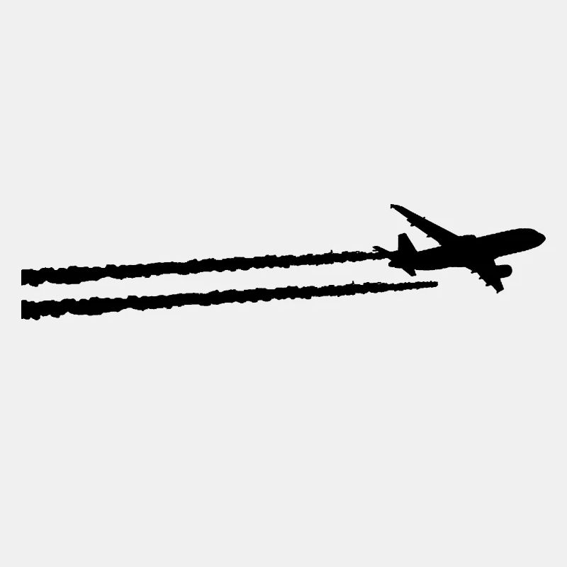 Airplane Contrails Pilot Aviation Gift