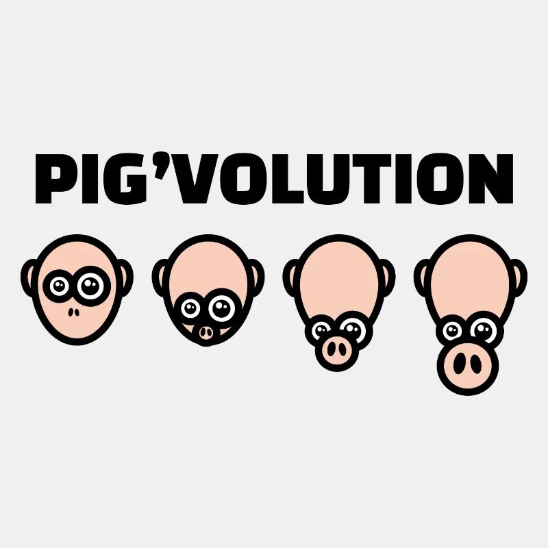 Pig'volution - evolution of man