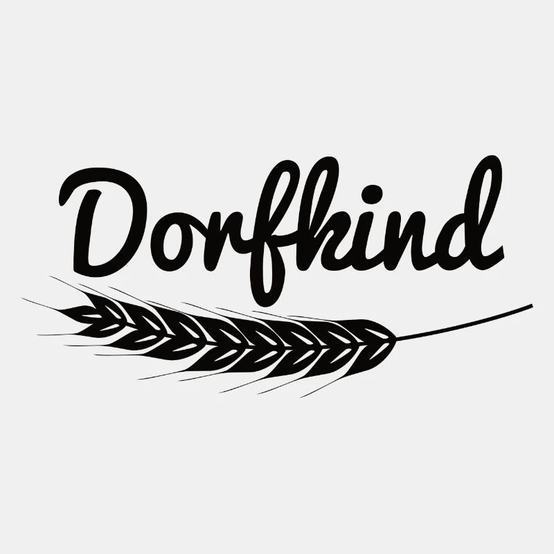 Dorfkind Getreide