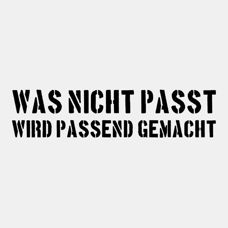Was nicht passt wird passend gemacht - Handwerker