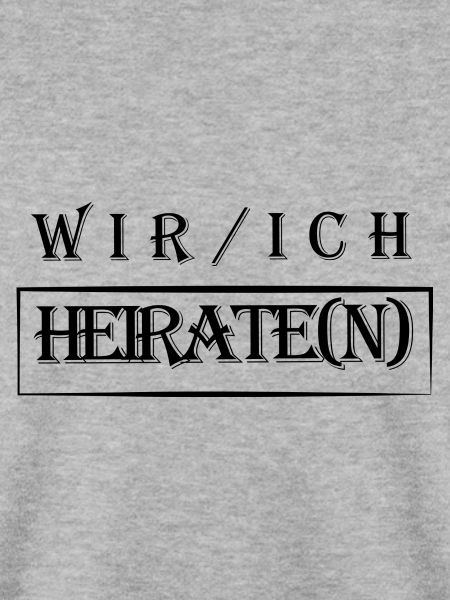 wir heiraten